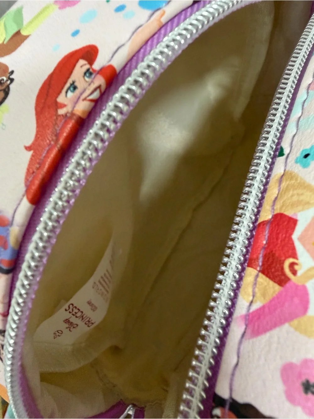 Disney Pink Multicolor Princess Mini Backpack